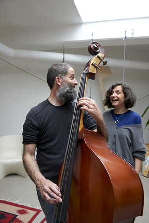 Portrait Valeria Federighi and Walter Patella.Photo. 