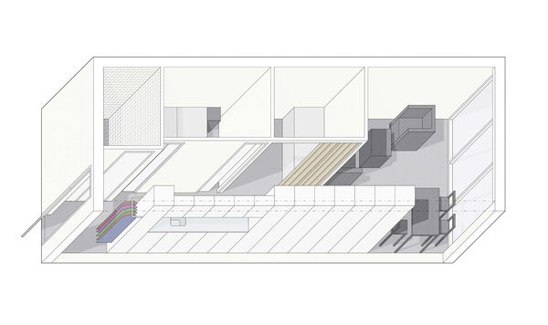 Apartment plan overview. Graphic. 